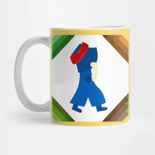 Riveter Sue in blue Mug